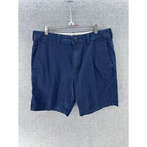American Eagle Men's sz 32 Slimfit Workwear Flex Fit 7" inseam Navy Blue Shorts